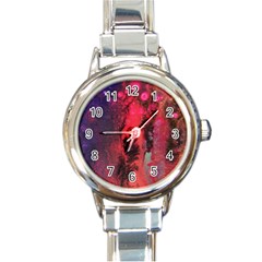 Desert Dreaming Round Italian Charm Watch by ArtByAng