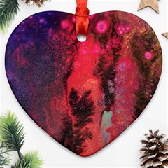 Desert Dreaming Ornament (heart) by ArtByAng