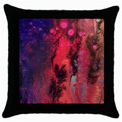 Desert Dreaming Throw Pillow Case (black) by ArtByAng