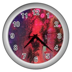 Desert Dreaming Wall Clock (silver) by ArtByAng