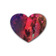 Desert Dreaming Heart Coaster (4 Pack)  by ArtByAng