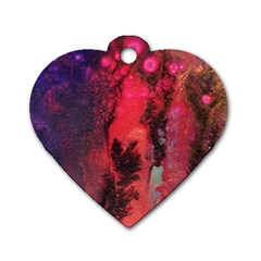 Desert Dreaming Dog Tag Heart (one Side) by ArtByAng