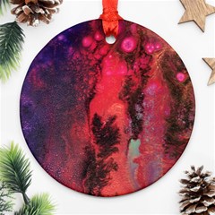 Desert Dreaming Round Ornament (two Sides) by ArtByAng