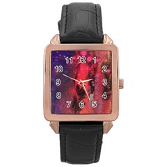 Desert Dreaming Rose Gold Leather Watch  by ArtByAng