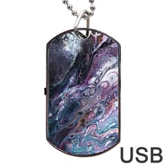 Planetary Dog Tag Usb Flash (one Side) by ArtByAng