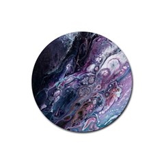 Planetary Rubber Round Coaster (4 Pack)  by ArtByAng