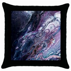 Planetary Throw Pillow Case (black) by ArtByAng