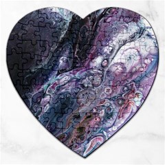 Planetary Jigsaw Puzzle (heart) by ArtByAng