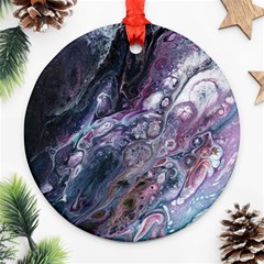 Planetary Round Ornament (two Sides) by ArtByAng