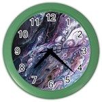 Planetary Color Wall Clock Front