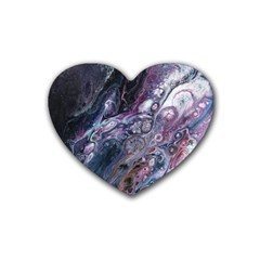 Planetary Heart Coaster (4 Pack)  by ArtByAng