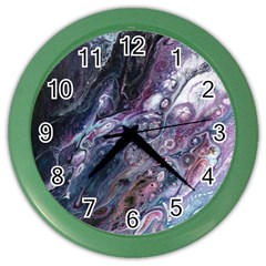 Planetary Color Wall Clock by ArtByAng