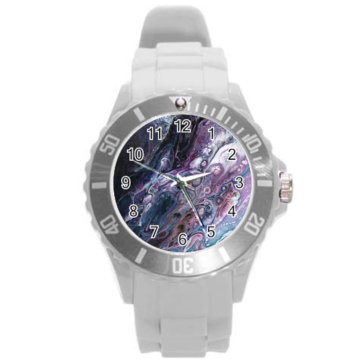 Planetary Round Plastic Sport Watch (L)