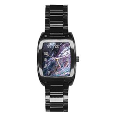 Planetary Stainless Steel Barrel Watch by ArtByAng