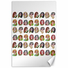 All The Petty Ladies Canvas 24  X 36  by ArtByAng