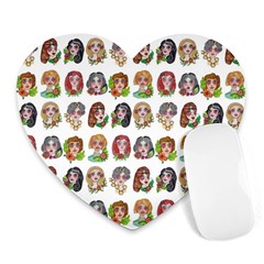 All The Petty Ladies Heart Mousepads by ArtByAng