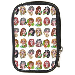 All The Petty Ladies Compact Camera Leather Case by ArtByAng