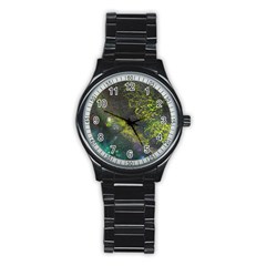 Deep In The Reef Stainless Steel Round Watch by ArtByAng