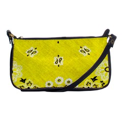 Grunge Yellow Bandana Shoulder Clutch Bag by dressshop