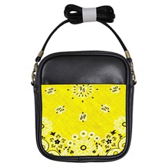 Grunge Yellow Bandana Girls Sling Bag by dressshop