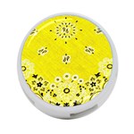 Grunge Yellow Bandana 4-Port USB Hub (Two Sides) Back