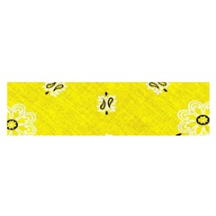 Grunge Yellow Bandana Satin Scarf (oblong) by dressshop