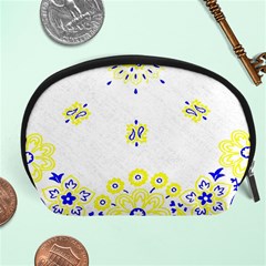 Faded Yellow Bandana Accessory Pouch (large) by dressshop