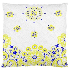 Faded Yellow Bandana Standard Flano Cushion Case (one Side) by dressshop