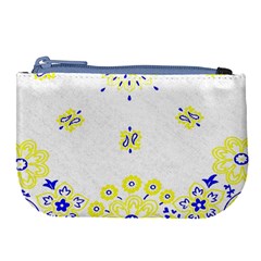 Faded Yellow Bandana Large Coin Purse by dressshop