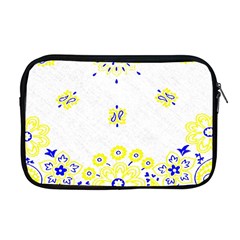 Faded Yellow Bandana Apple Macbook Pro 17  Zipper Case by dressshop