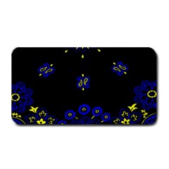 Blue Yellow Bandana Medium Bar Mats by dressshop