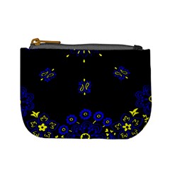 Blue Yellow Bandana Mini Coin Purse by dressshop