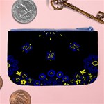 Blue Yellow Bandana Large Coin Purse Back