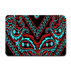 Blue And Red Bandana Small Doormat 