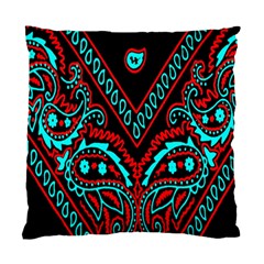 Blue And Red Bandana Standard Cushion Case (Two Sides)