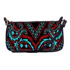 Blue And Red Bandana Shoulder Clutch Bag