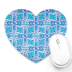 Geometric Doodle 1 Heart Mousepads by dressshop