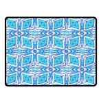 Geometric Doodle 1 Double Sided Fleece Blanket (Small)  45 x34  Blanket Front