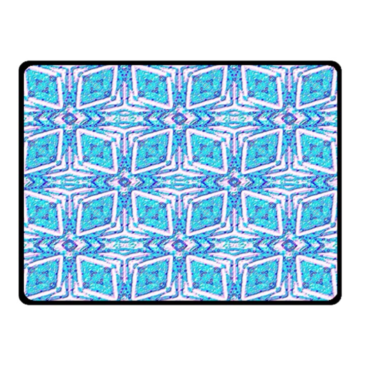 Geometric Doodle 1 Double Sided Fleece Blanket (Small) 