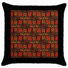 Geometric Doodle 2 Throw Pillow Case (black) by dressshop