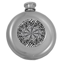 Animal Print 1 Round Hip Flask (5 Oz) by dressshop