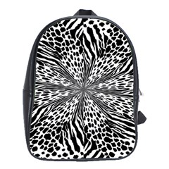 Animal Print 1 School Bag (large) by dressshop