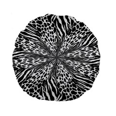 Animal Print 1 Standard 15  Premium Round Cushions by dressshop