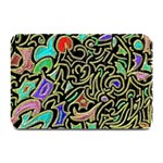 Swirl Retro Abstract Doodle Plate Mats 18 x12  Plate Mat