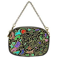 Swirl Retro Abstract Doodle Chain Purse (two Sides) by dressshop