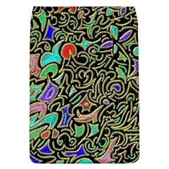 Swirl Retro Abstract Doodle Removable Flap Cover (l) by dressshop