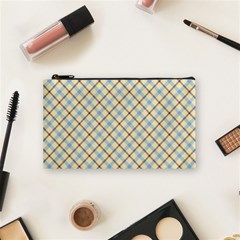 Plaid 2 Cosmetic Bag (small) by dressshop