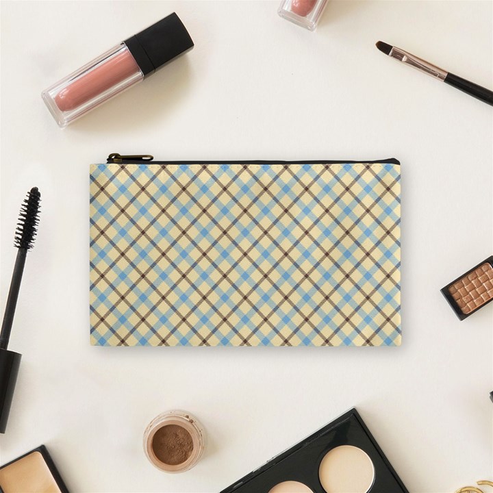 Plaid 2 Cosmetic Bag (Small)