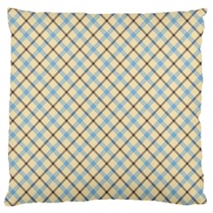 Plaid 2 Large Cushion Case (one Side) by dressshop