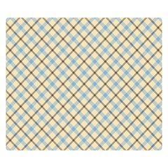 Plaid 2 Double Sided Flano Blanket (small)  by dressshop